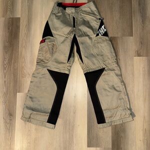 Men's Tan and Black Pants